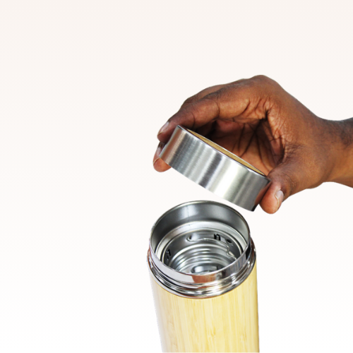 Bamboo Thermo-Steel Bottles - Image 3