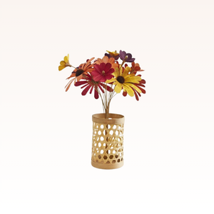Bamboo Cosmos Flower Basket