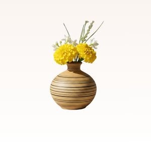 Concentric Clay Pot (Bulge)