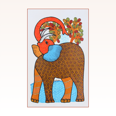 Gond Painting without Frame 13