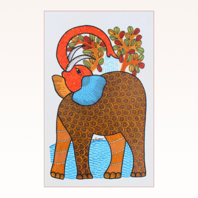 Gond Painting without Frame 13