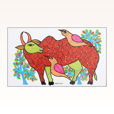 Gond Painting without Frame 14