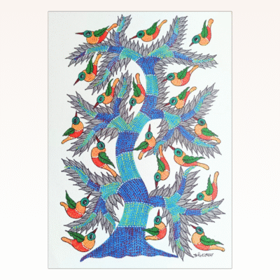 Gond Painting without Frame 4