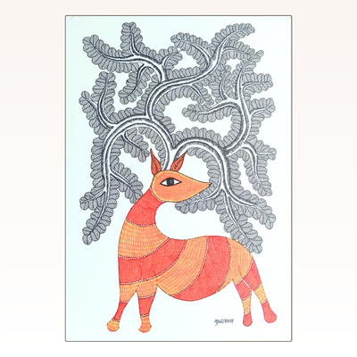 Gond Painting without Frame 5