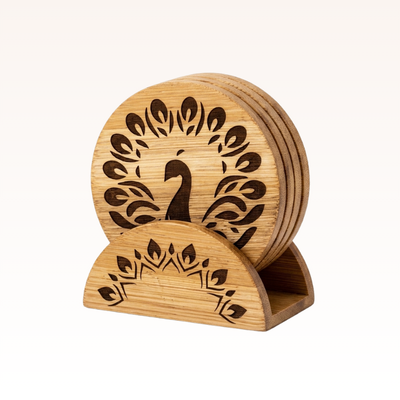 Tea Coaster - Mayur Inlay